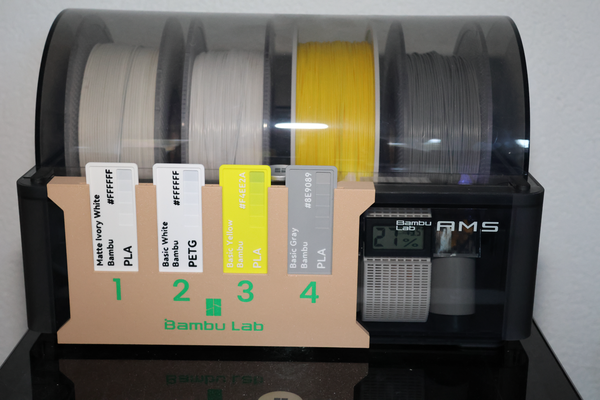 bambu ams filament farbfeld stichprobe halter unterstützung neu gemischt by kurly74 3d drucker zubehör smaple 3d print model - Mito3D
