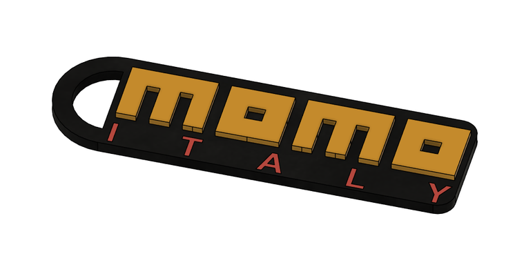 momo schlüsselbund by 3d ausrüstung lösung mode modelle zubehörteil schlüssel sammlung italien stil rennen kunst wagen spur abzeichen accessoir 3d print model - Mito3D