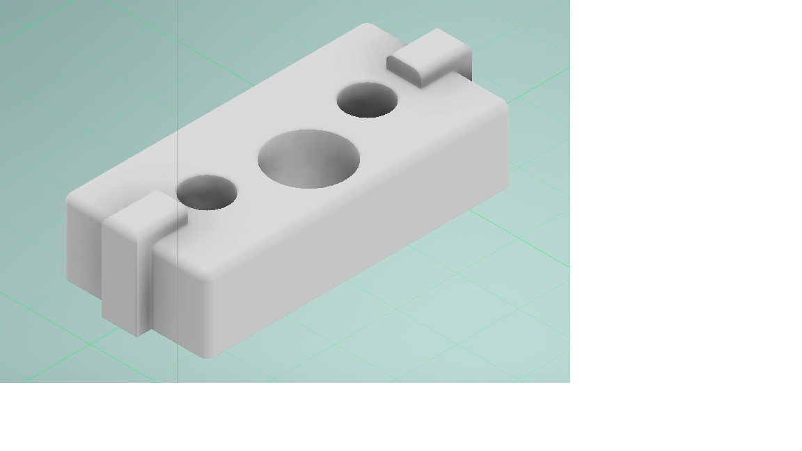 soporte varilla guia by vidacu 3d impresora prueba modelos 3D print model - Mito3D