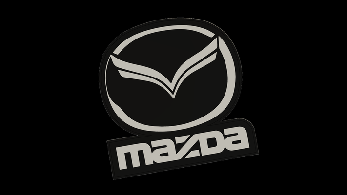 mazda ledlamp by make3design household decor 3d print model - Mito3D