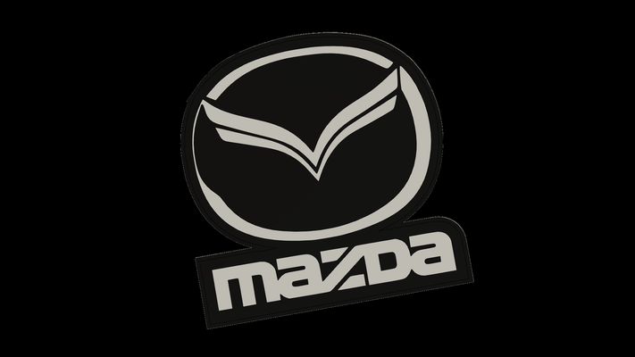 mazda lámpara led by make3design casa decoración 3d print model - Mito3D