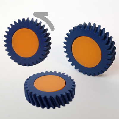 gehölz zappeln spinner drucken ort by m3talen spielzeuge spiele spielzeug printinplace fidget spinner ausrüstung gadget spaß 3d print model - Mito3D