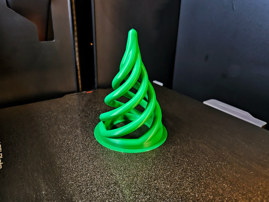 christmas tree spiral decoration by danshti household decor holiday christmasgift scalable 3d print model - Mito3D
