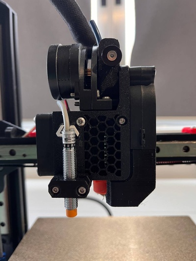 kingroon kp3s pro aileron extrudeuse + v6 chc direct conduire by fabricant 3d imprimante pièces double trianglelab kingroonkp3s engrenage voile kingroonkp3spro kp3smount kp3spro kingroonkp3spros1 kp3spros1 v6adapter 3d print model - Mito3D