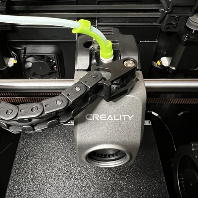 creality k1 - ptfe guide by lmaker 3d printer accessories ptfetube ptfeguide guiafilamento tubo crealityk1 crealityk1extruder 3d print model - Mito3D