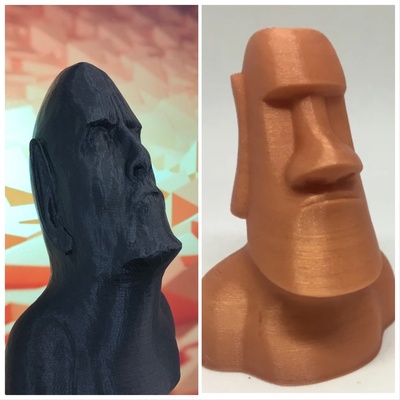 rock - easter island edition remixed by linkdesigns art sculptures funny easterislandhead easterisland therock dwaynetherock moaistatue dwaynetherockjohnson 3d print model - Mito3D