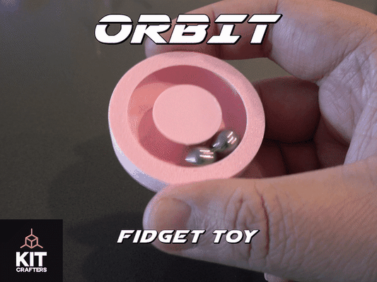 orbit - fidget toy by kit crafters toys & games gift kid kids marble fun easy quick contest 3d print model - Mito3D