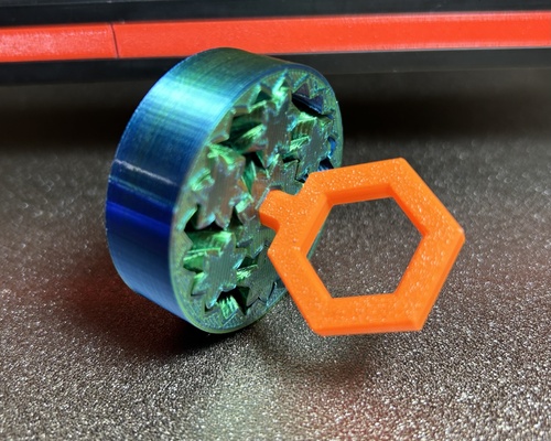 tool herringbone planetary gear remixed by linkdesigns toys & games fidget nosupport planetarygear 3d print model - Mito3D