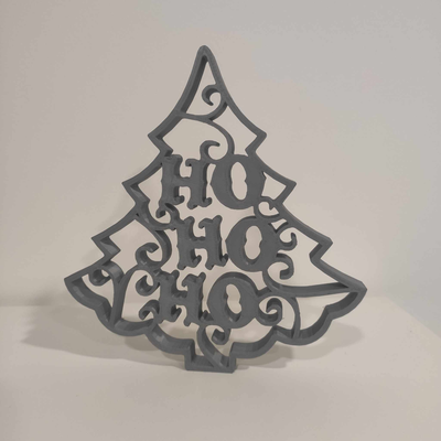 dekor ho weihnachten baum by zufrieden kunst 2d 2023 weihnachtsbaum dekoration wohnkultur haus 3d print model - Mito3D