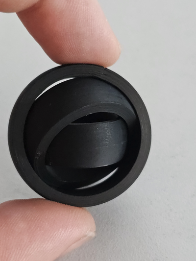 zappeln finger spinner drucken ort by arbeitender falke spielzeuge spiele ring spielzeug rotieren printinplace 3d print model - Mito3D