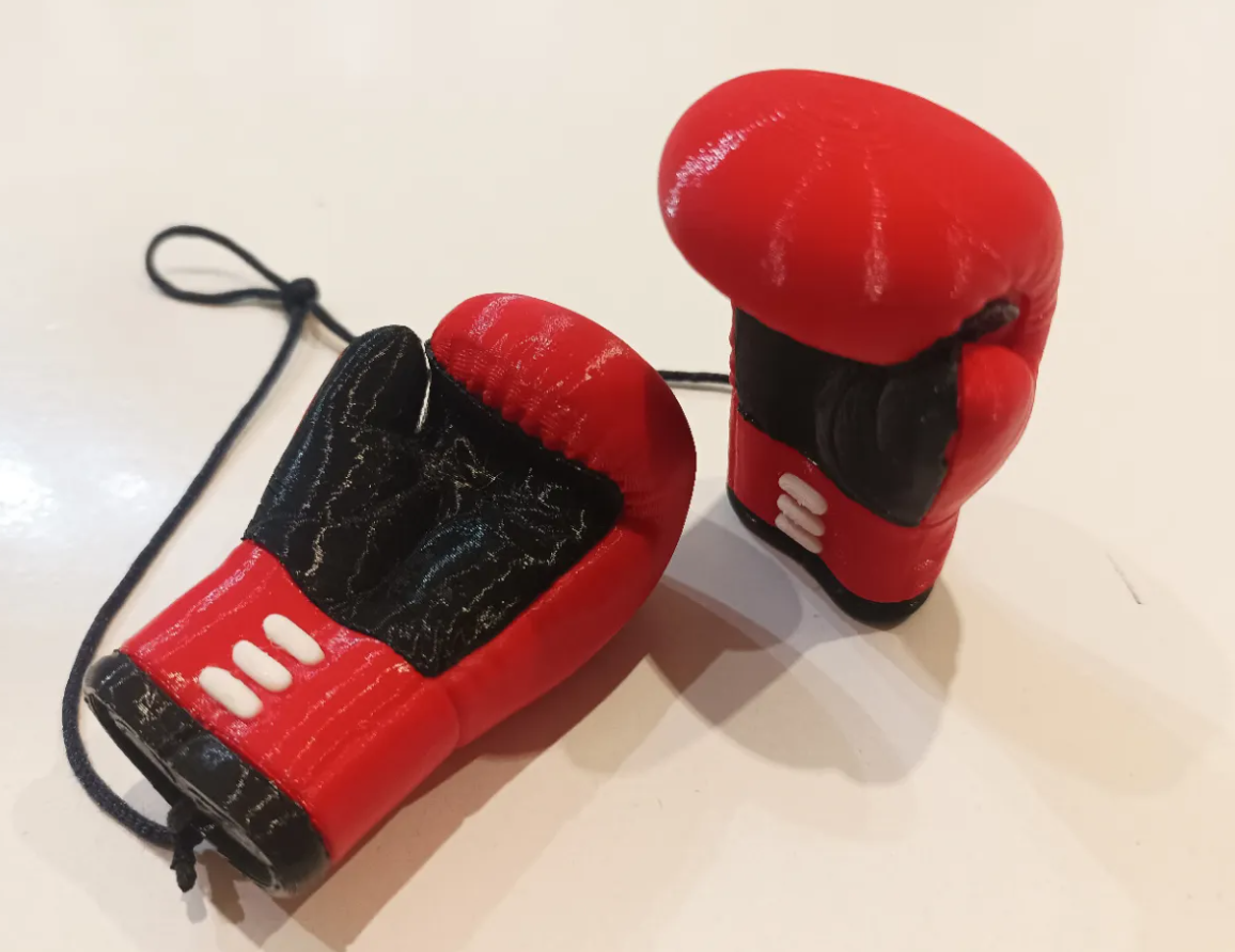 multicolor boxing glove by jhos fuentes 3d printer accessories gloves 3D print model - Mito3D