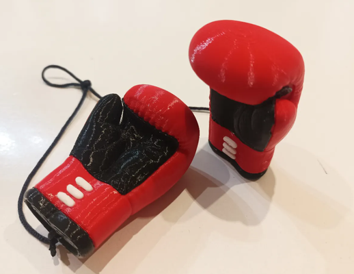 multicolor boxing glove by jhos fuentes 3d printer accessories gloves 3d print model - Mito3D