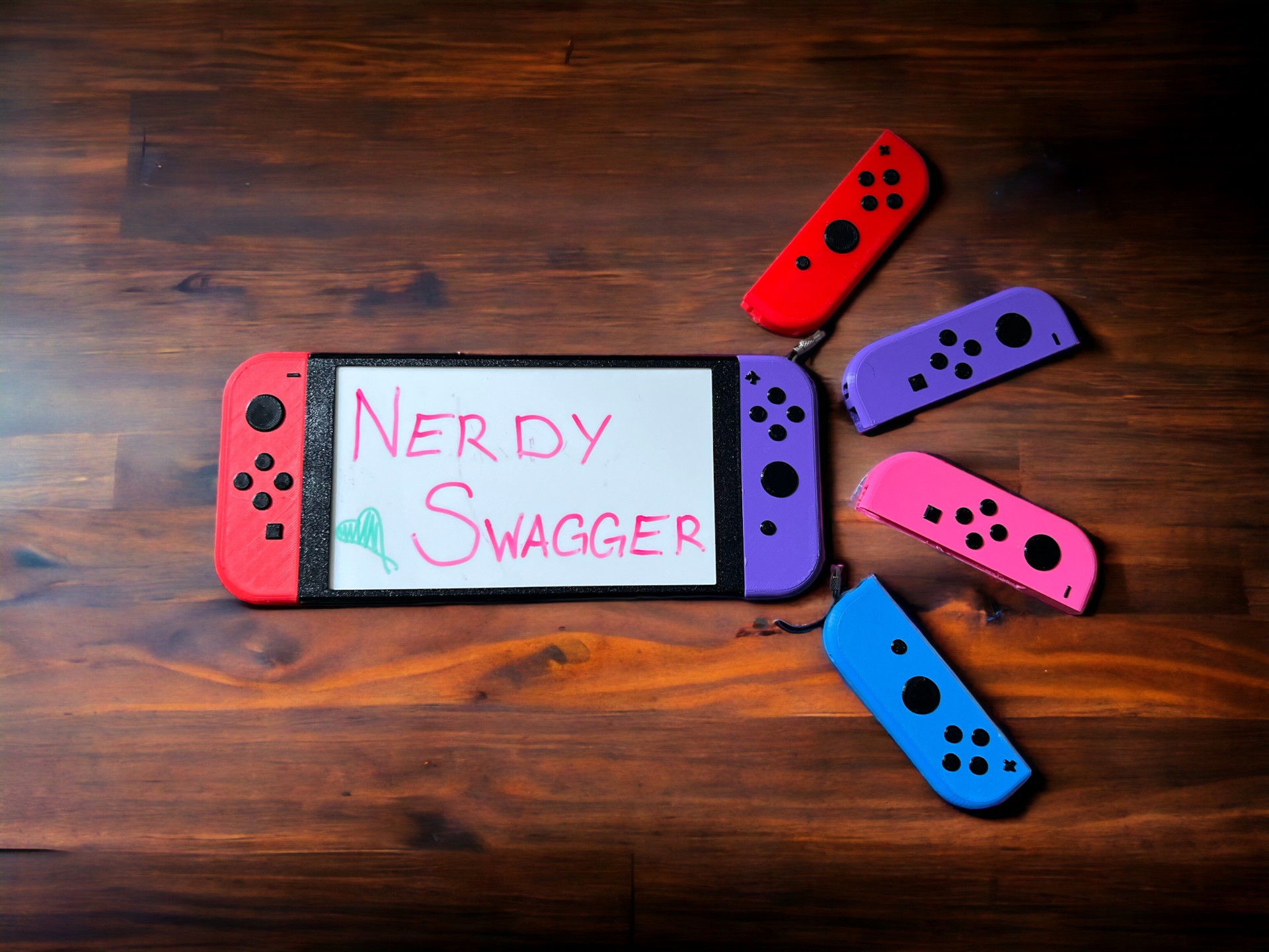 nintendo switch keychain dock by nerdy swagger household decor joycon 3D print model - Mito3D