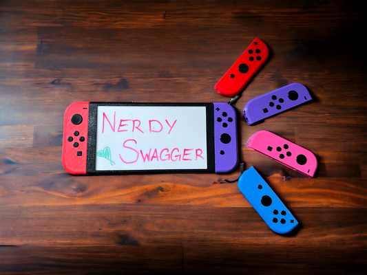 nintendo switch keychain dock by nerdy swagger household decor joycon 3d print model - Mito3D