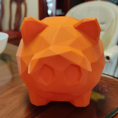 piggybank lowpoly remixed by zion wang household house models pig bank piggy money moneybox 3d print model - Mito3D