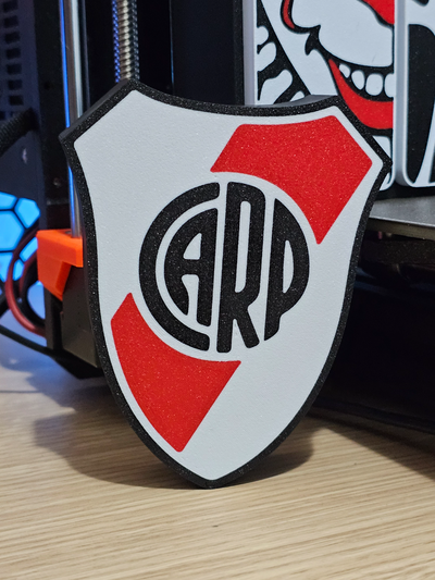 river plate shield by cristianleiva850 art 2d team futbol soccer 3d print model - Mito3D