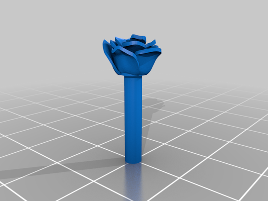 brick rose by wachael toys & games flower lego legoflower legogift legomom legomother legorose mom mothersday valentine valentinesday 3d print model - Mito3D
