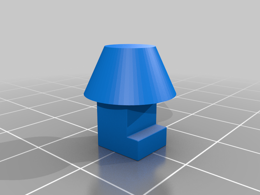 brick leg lamp by wachael toys & games achristmasstory lego minifig 3d print model - Mito3D