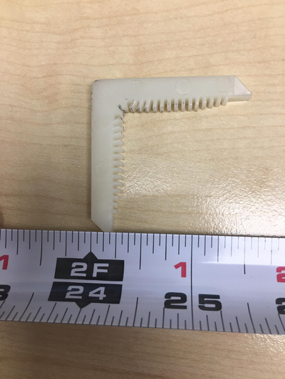 internal screen corner teeth by cassondra household house models corners 3d print model - Mito3D