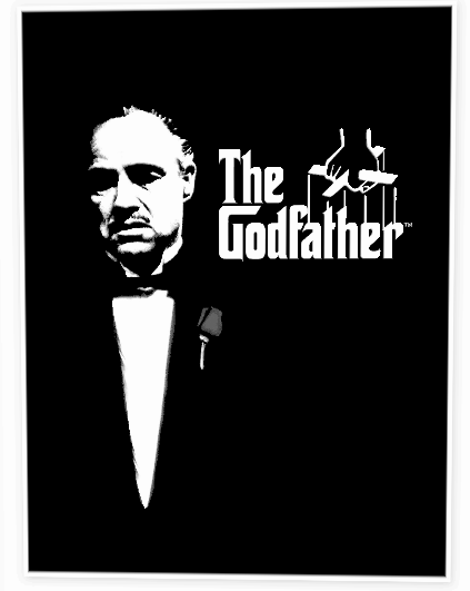 godfather movie hueforged by 3dprintcess art 2d derpate hueforge 2dart 2dartwork 3D print model - Mito3D