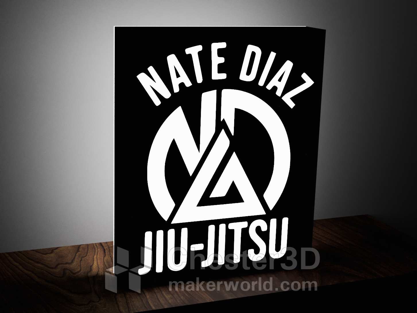 nate diaz jiu jitsu led lampe by chester3d haushalt dekor schlüsselring halloween lampenkasten licht pokémon ams farbe xbox führt mehrfarbig geschenk leuchtkasten weihnachten logo multi playstation dekoration lampen mini p1s geburtstag pikachu a1 mario streifen box nintendo luft p1p zuhause haus 2023 3D print model - Mito3D