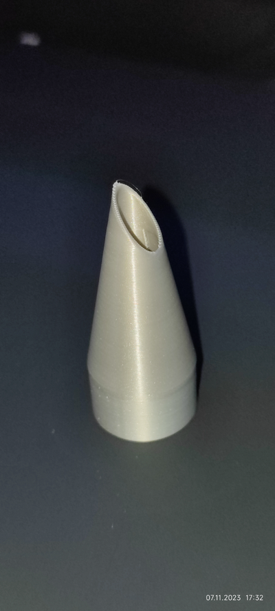 silicona cartucho boquilla extrusor recortado remezclado by gargantas herramientas mano 3d print model - Mito3D