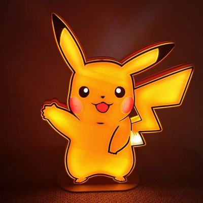 pikachu lampada by 3design arte modelli colore 3d print model - Mito3D