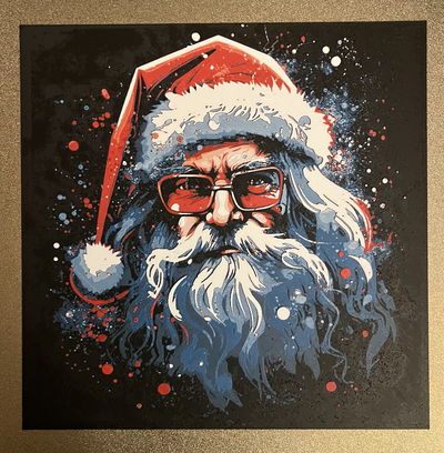 santa 39 filamento pittura by ian piccolino fucina cappelli arte modelli natale multicolore filamentswap 3d print model - Mito3D