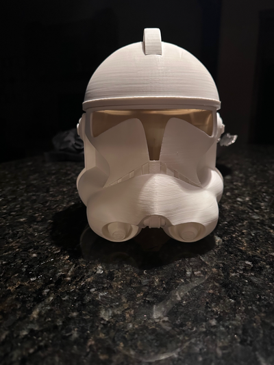 arc helmet scale easy supports by loganpaul1221 props & cosplays masks helmets cosplay star wars bambu 3d print model - Mito3D