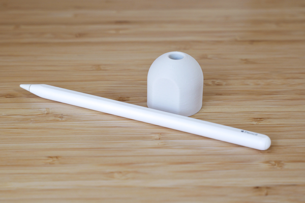 maçã lápis ficar pé by 9percent ferramentas aparelhos applepencilholder caneta 3d print model - Mito3D