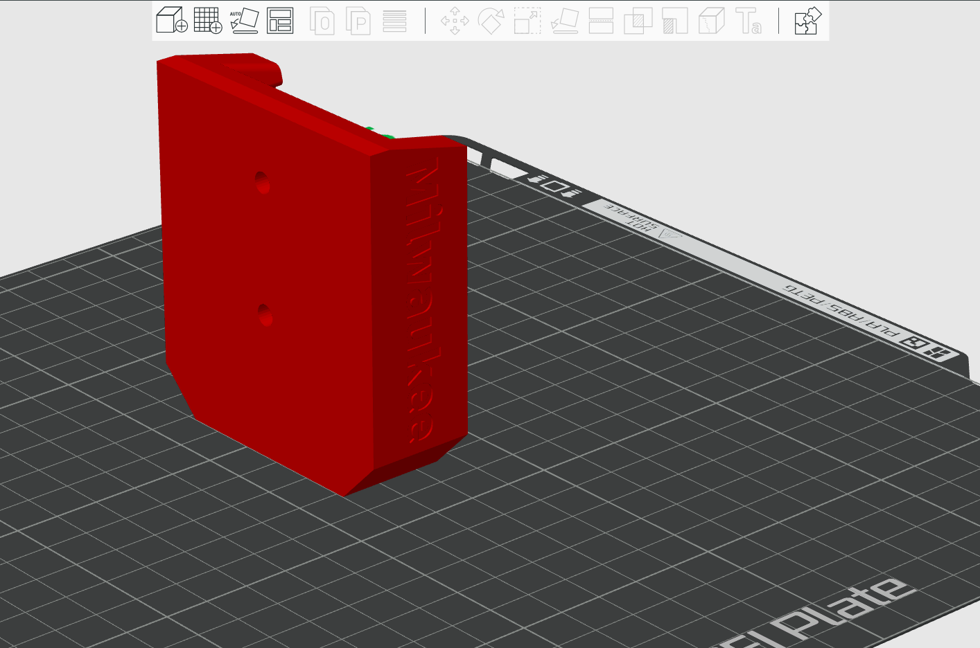 milwaukee batteria titolare supporto by intelligente utensili mano adattatore attrezzo m18 3D print model - Mito3D