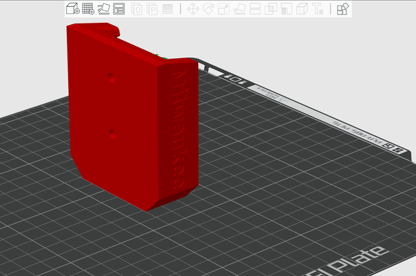 milwaukee batería soporte by sabelotodo herramientas mano milwaukeeadaptador herramienta m18 3d print model - Mito3D