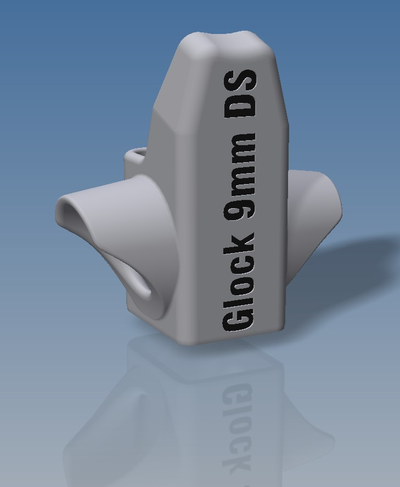 vitesse chargeur glock 9mm double empiler by luckyluc 64 loisir diy sport air mag facile ergonomique 3d print model - Mito3D