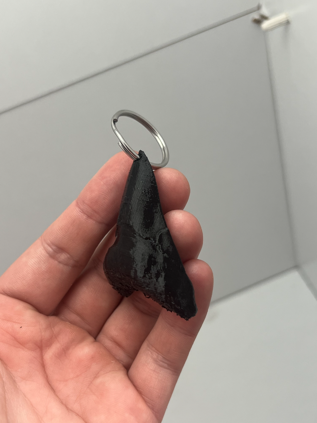 shark tooth keychain by lil ppj miniatures animals animal 3D print model - Mito3D