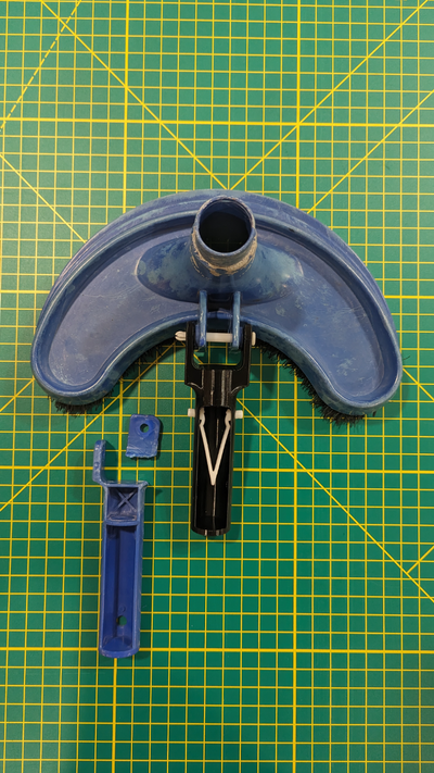 pool vacuum brush head pole bracket by spacemanspiff tools hand cleaner walmart 3d print model - Mito3D