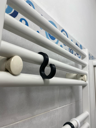 gancio kurut banyolar radyatör 24 mm by sbech bebek ev halkı modeller havlu askı kalorifero porta kulp destek bagno doccia duş aksesuarları kuvvetli kale 3d print model - Mito3D