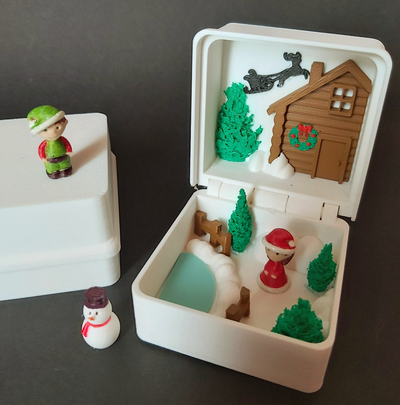 noël boîte jeu by mimi accueil maison décoration jouets jeux 3d print model - Mito3D