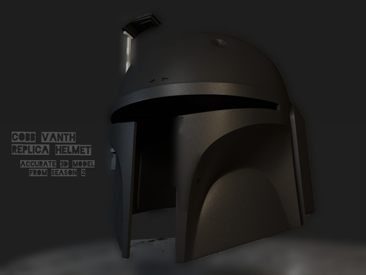 cobb vanth boba fett post sarlacc helmet by mark dra props & cosplays masks helmets star wars cosplay 3d print model - Mito3D