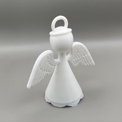 angel charm by mats3dprints fashion jewelry peace luck religion 3d print model - Mito3D