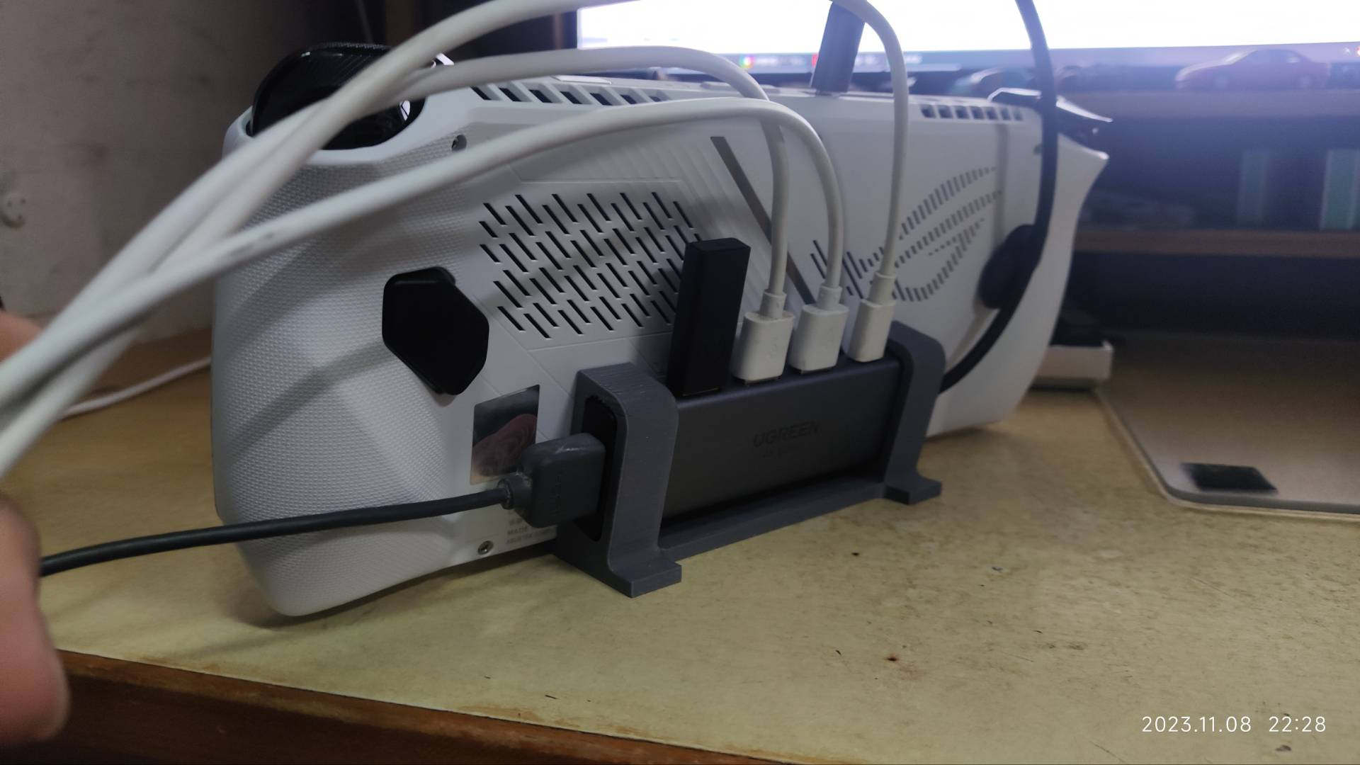 rog verbündete stand erweiterung dock halterung unterstützung by sishihe haushalt büro usb 3D print model - Mito3D