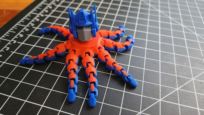 octopus prime by twgondeck toys & games optimusprime toy transformers 3d print model - Mito3D