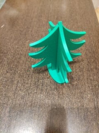 christmas pine tree by rudinskasmarius art sculptures 3d print model - Mito3D