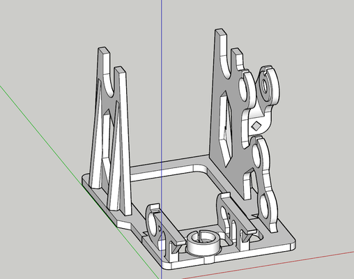 a1 mini filament spool beta remixed by tea520 hobby & diy 3d print model - Mito3D