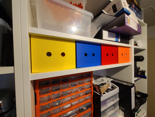 ikea billy kitaplık çekmece kutu by işaretli ev halkı ofis 3d print model - Mito3D