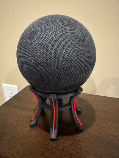 echo dot 4-5 stands by tauron household decor stand 4 5 alexa 3d print model - Mito3D