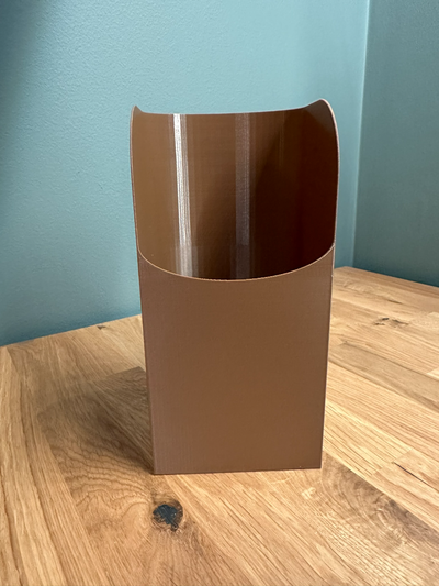 big bambu lab poop bin chute bucket holder by morris 3d printer accessories p1s x1 poopchute poopbin filament 3d print model - Mito3D