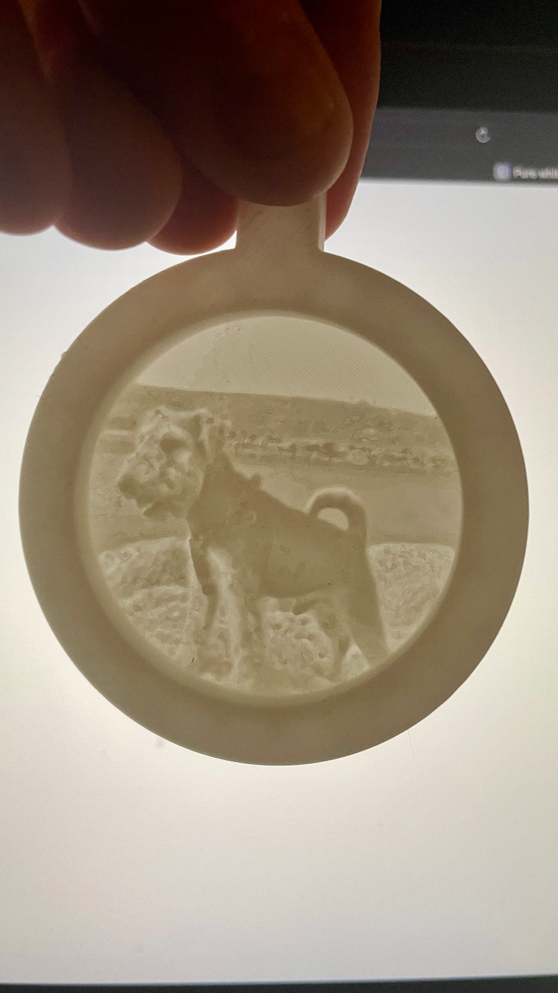 galce teriyer taş ocağı by dağıtmak sanat 2d evcil hayvanlar köpekler 3D print model - Mito3D