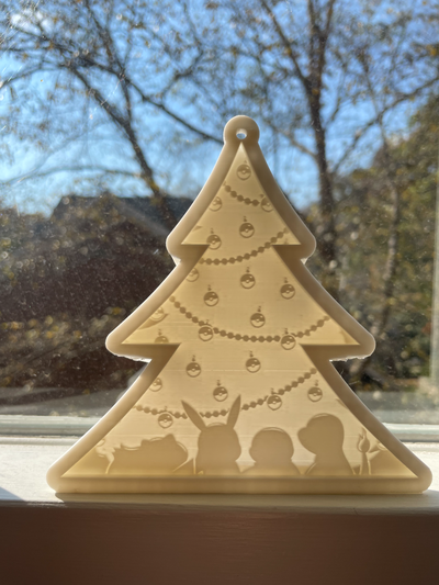 pokemon taş ocağı süs sanat by 3d baskılar hafta ev halkı şenlikler noel tatil baba ağaç nintendo pikaçu charmander sincap bulbasaur ışık lito hediye oyuncu 3d print model - Mito3D