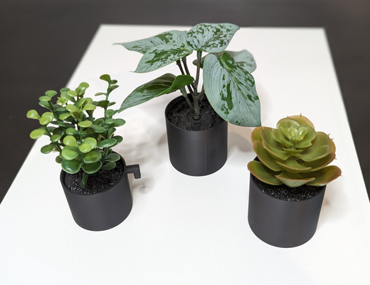 planta maceta ollas ikea skadis falso by alce casa decoración suculento clavija tablero 3d print model - Mito3D