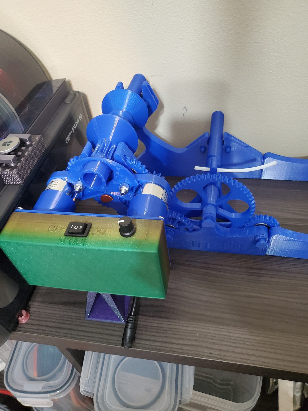 dual motor box remixed by bcarlson320 3d printer accessories 3D print model - Mito3D